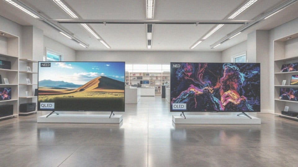 Jakie są koszty zakupu telewizora QNED w porównaniu do OLED?