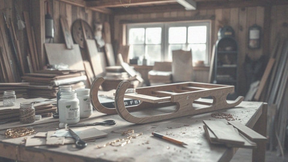 Jakie materiały potrzebne są do wykonania sań Mikołaja?