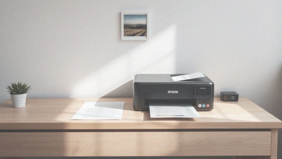 Jakie funkcje czyszczące oferują drukarki Epson?