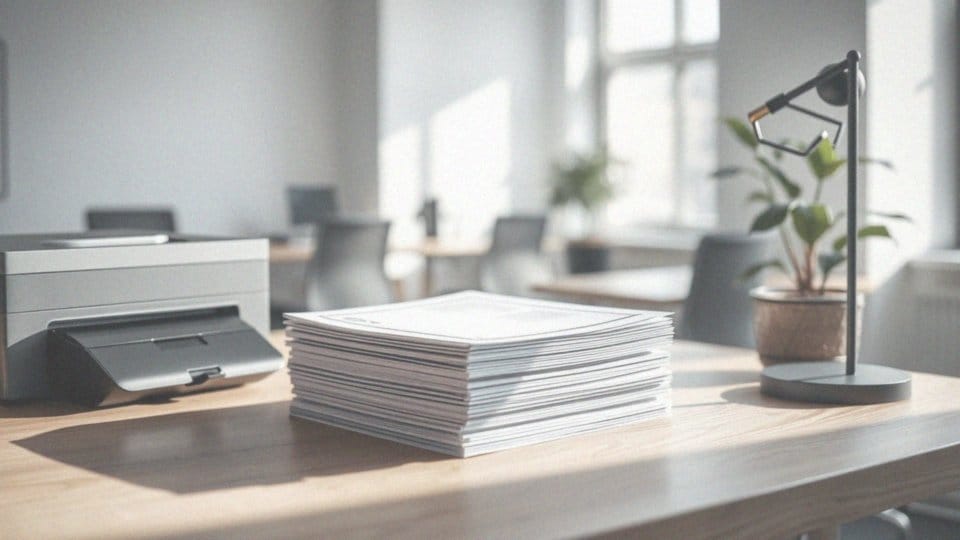 Jak zmienia się koszt wydruku A4 czarno-białego przy większej liczbie stron?