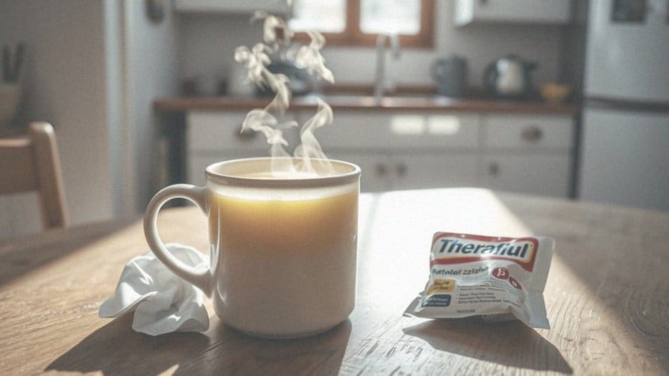 Jak przygotować roztwór z saszetki Theraflu Zatoki?