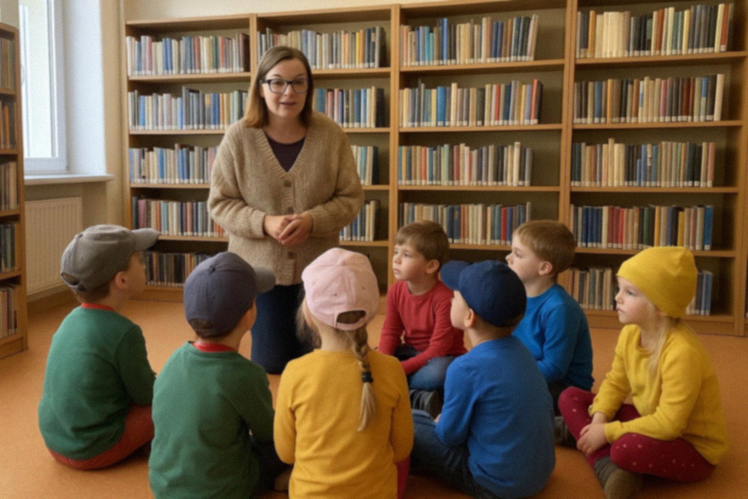Uczniowie z SP nr 4 odkrywają wartości czytania książek w bibliotece