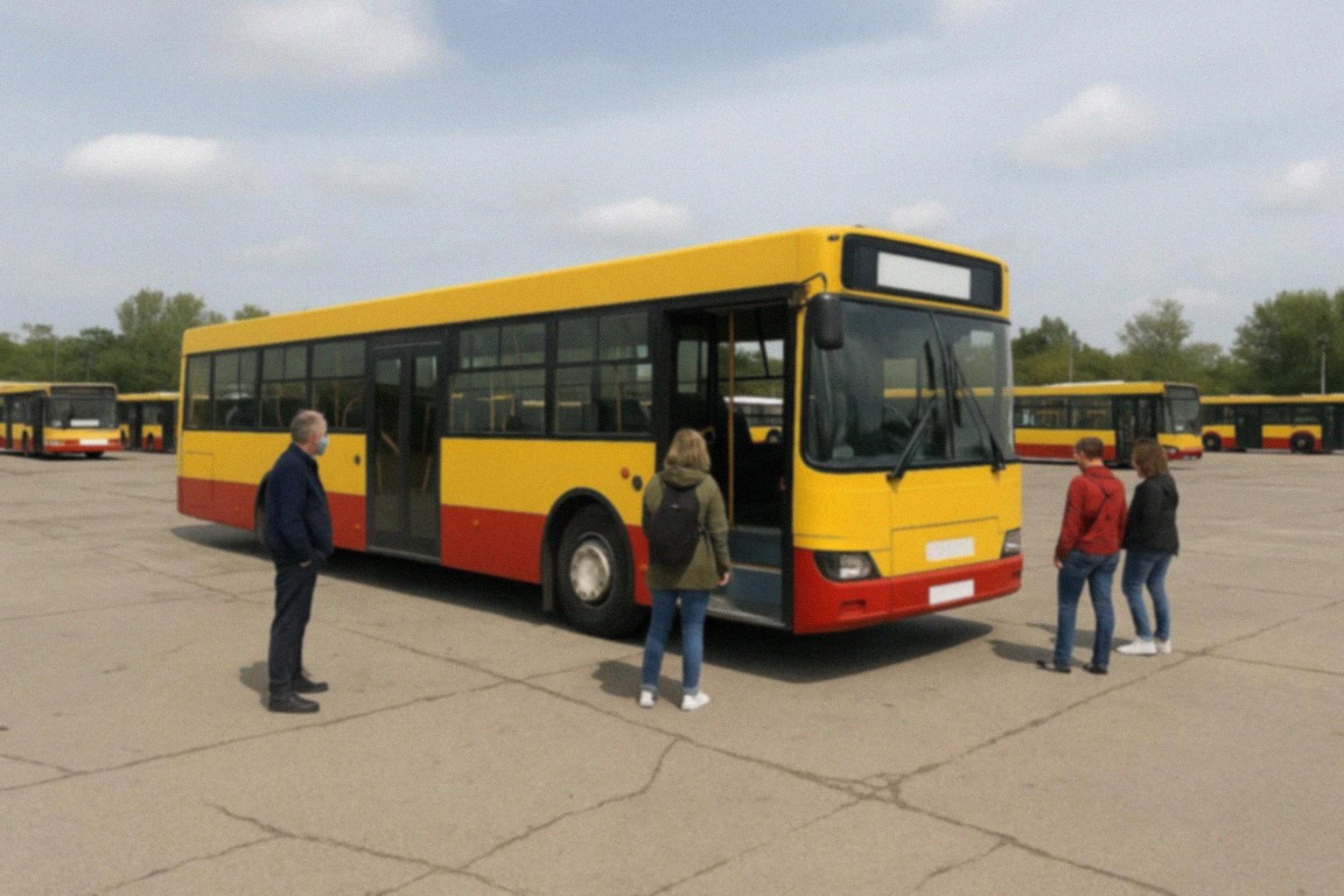 Testowy elektryczny autobus Yutong U12 w Skarżysku-Kamiennej